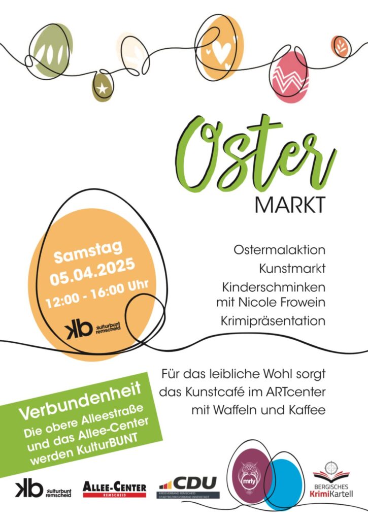 Ostermarkt Flyer mit Störer